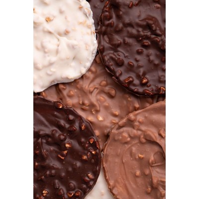 Les tuiles en chocolat (5 tuiles)