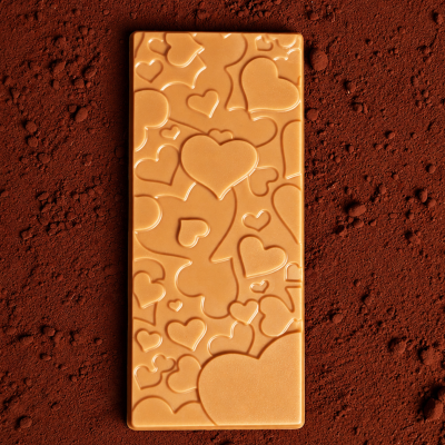 Tablette caramel joli cœur 36%