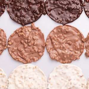 Les tuiles en chocolat  (5 tuiles)