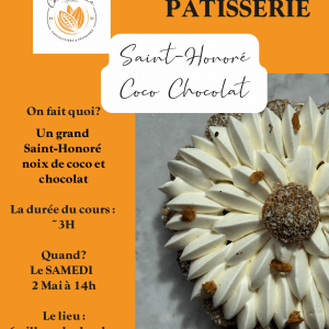 Cours Saint-honoré coco chocolat