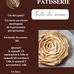 Cours Tarte au citron meringuée