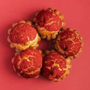 Paris-brest café framboise